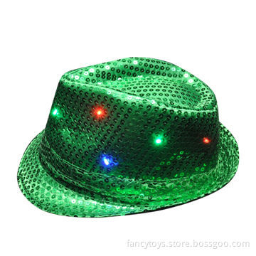 10 LED Fedora Hat
